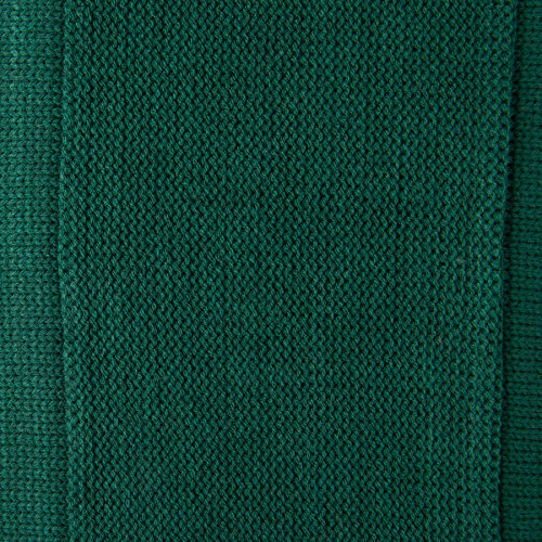 Плед ELSKER MIDI, темно-зеленый, шерсть 30%, акрил 70%, 150*200 см (темно-зелёный)