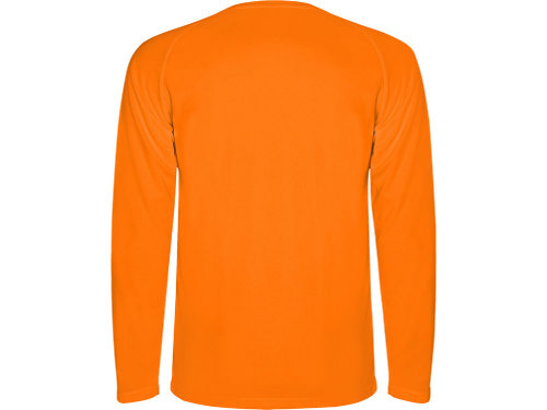 Футболка Montecarlo  мужская с длинным рукавом, неоновый оранжевый