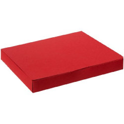Коробка самосборная 14х21х2,5см, красная