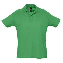 Рубашка-поло, 170г/м2, зеленая