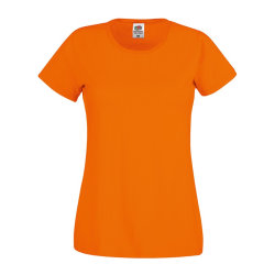Футболка женская, 145г/м2, оранжевая Оранжевый