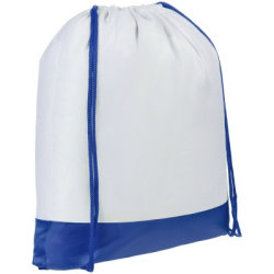 Рюкзак детский 32х35см белый с синим